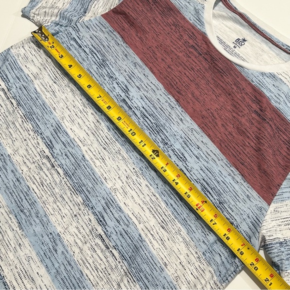 NWT Rio Beach Surf Lovers Strip Tee Shirt Size Medium Mens - Picture 4 of 5